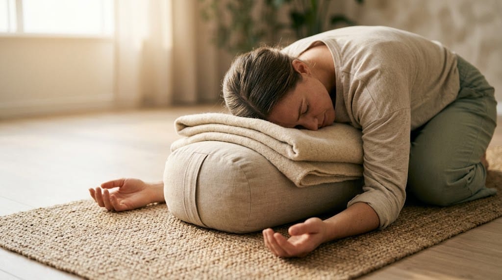 Yoga for Stress Relief with Chalotte Fruergaard | TGD — blog header image