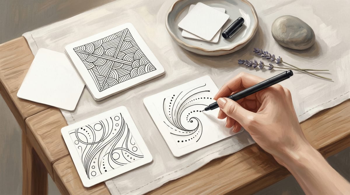 Learn Zentangle Five Elements with MEE CHEE SOO | TGD — blog header image