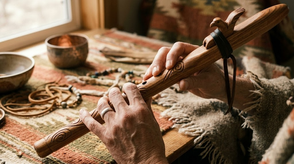 Native American Indian Flute Tutorial — Course Review | TGD — blog header image